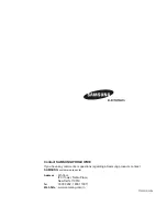 Preview for 24 page of Samsung AWT12FKA Owner'S Instructions Manual