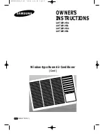 Preview for 1 page of Samsung AWT18P1HBA Owner'S Instructions Manual