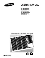 Samsung AWT18WH Series User Manual preview