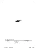 Samsung AX022HCVAND Series User Manual предпросмотр