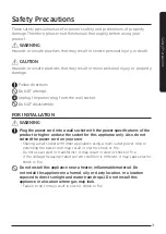 Preview for 3 page of Samsung AX34T3020WW User Manual