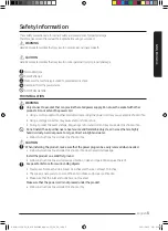 Preview for 3 page of Samsung AX70A9550GE User Manual