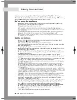 Preview for 4 page of Samsung B1045A(V/S/C) Owner'S Instructions Manual