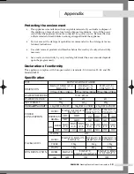 Preview for 21 page of Samsung B1045A Owner'S Instructions Manual