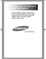 Preview for 110 page of Samsung B1045A Owner'S Instructions Manual