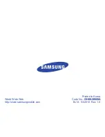 Samsung B1914B1914 Getting Started Manual preview