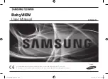 Preview for 1 page of Samsung BabyVIEW SEW-3036W User Manual