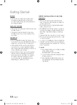 Preview for 12 page of Samsung BD-C7500W User Manual