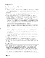 Предварительный просмотр 78 страницы Samsung BD-C8200 User Manual