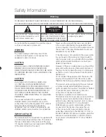 Preview for 3 page of Samsung BD-C8500 User Manual