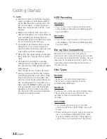 Preview for 12 page of Samsung BD-C8500 User Manual