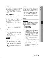 Preview for 37 page of Samsung BD-C8500 User Manual