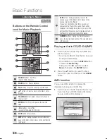 Preview for 54 page of Samsung BD-C8500 User Manual