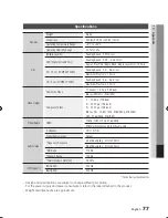 Preview for 77 page of Samsung BD-C8500 User Manual