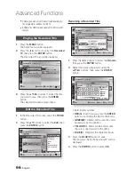 Предварительный просмотр 66 страницы Samsung BD-C8800A User Manual