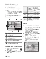 Предварительный просмотр 54 страницы Samsung BD-C8900M User Manual