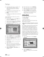 Предварительный просмотр 32 страницы Samsung BD-D5300 User Manual