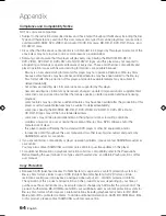 Предварительный просмотр 64 страницы Samsung BD-D5300 User Manual