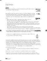 Предварительный просмотр 66 страницы Samsung BD-D5300 User Manual