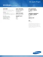 Preview for 2 page of Samsung BD-D5500C Product Highlights