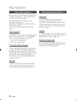 Preview for 2 page of Samsung BD-D5700 User Manual