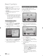 Preview for 50 page of Samsung BD-D5700 User Manual