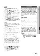 Предварительный просмотр 59 страницы Samsung BD-D6100C User Manual