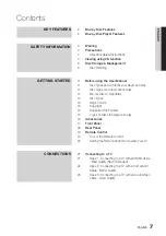 Preview for 7 page of Samsung BD-D6700 User Manual