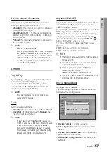 Предварительный просмотр 47 страницы Samsung BD-D6900A User Manual