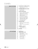 Preview for 10 page of Samsung BD-D8200 User Manual