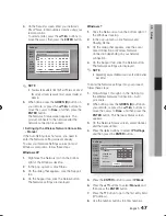 Preview for 47 page of Samsung BD-D8200 User Manual