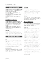 Preview for 2 page of Samsung BD-D8200A User Manual