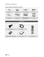 Preview for 18 page of Samsung BD-D8200A User Manual