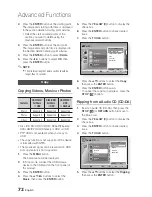 Preview for 72 page of Samsung BD-D8200A User Manual