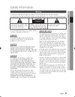 Preview for 3 page of Samsung BD-D8500 User Manual