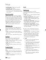 Preview for 40 page of Samsung BD-D8500 User Manual