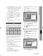 Preview for 73 page of Samsung BD-D8500 User Manual