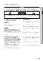 Preview for 3 page of Samsung BD-D8900M User Manual