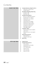 Preview for 10 page of Samsung BD-D8900M User Manual