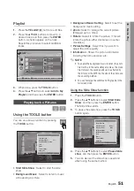 Preview for 51 page of Samsung BD-DT7800 User Manual