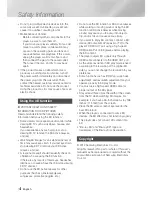 Предварительный просмотр 4 страницы Samsung BD-E5900 User Manual