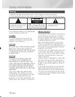 Preview for 2 page of Samsung BD-E6100 User Manual