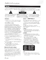 Preview for 2 page of Samsung BD-E6500 User Manual