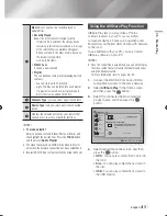 Preview for 41 page of Samsung BD-E8300 User Manual