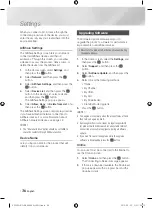 Предварительный просмотр 36 страницы Samsung BD-E8300M User Manual