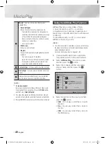 Предварительный просмотр 40 страницы Samsung BD-E8300M User Manual