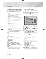 Предварительный просмотр 32 страницы Samsung BD-E8500A User Manual