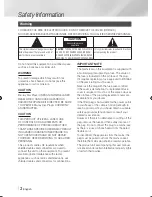 Preview for 2 page of Samsung BD-ES6000 User Manual