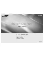 Samsung BD-F5500K User Manual preview