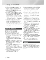 Предварительный просмотр 4 страницы Samsung BD-F6700 User Manual